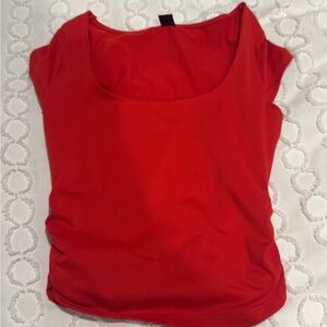 SHEIN Bold Red Crop Top